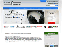 Tablet Screenshot of integralmktg.com